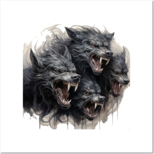 Angry Wolves Posters and Art